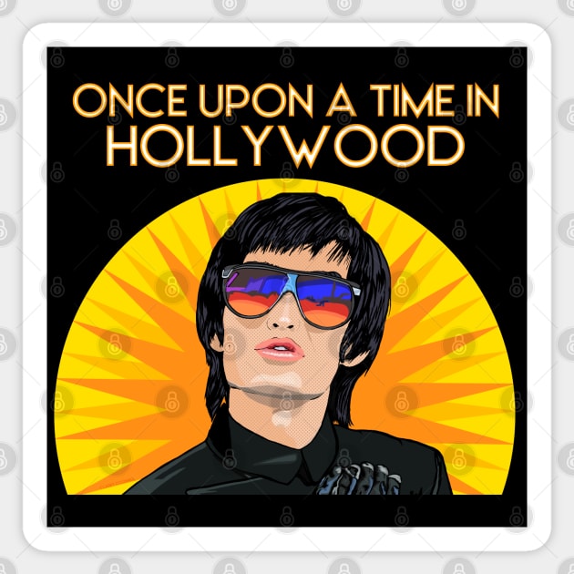 Once upon a Bruce Lee Sticker by FanboyMuseum